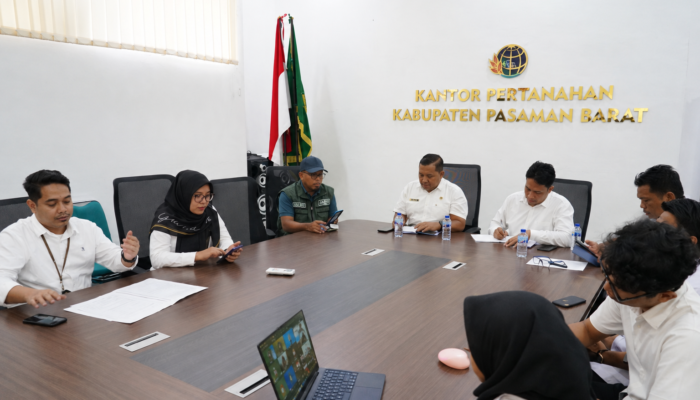 Kantah Pasaman Barat Matangkan PTSL Terintegrasi 2026, Perkuat Sinergi dengan KJSB untuk Percepatan Pendaftaran Tanah