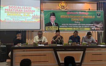 Sosialisasikan Perda Pencegahan Narkoba di Pasaman, Sawal Ajak Masyarakat Perkuat Pengawasan