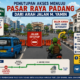Hati-hati, Sebagian Jalan ke Pasar Raya Padang Ditutup