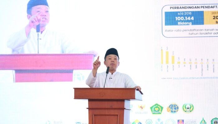 Menteri Nusron Apresiasi Peran Nazir, Sertifikasi Tanah Wakaf Melonjak 206 Persen