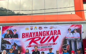 Sinergi dengan Polres Sawahlunto, BRI Sijunjung Dukung Bhayangkara Run 2026
