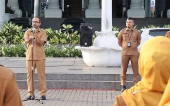 Tingkatkan Koordinasi dan Pelayanan Publik, Sekretariat DPRD Sumbar Gelar Apel Pagi Rutin