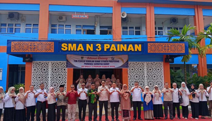 SMA Negeri 3 Painan Wakili Kabupaten Pesisir Selatan dalam Penilaian Sekolah Sehat Paripurna Tingkat Sumbar