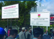 Pemko Bukittinggi Pasang Plang Untuk Amankan Aset Milik Daerah di Belakang Kampus Universitas Fort de Kock