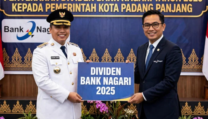 Padang Panjang Terima Dividen Bank Nagari Rp7,18 M