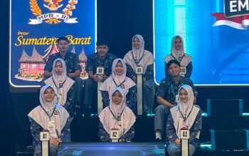 Singkirkan SMAN 1 Padang dan SMA IT ICBS Payakumbuh, SMAN 3 Painan Sabet Juara I LCC 4 Pilar Tingkat Sumbar