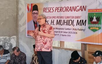 Ketua DPRD Sumbar Muhidi Serap Aspirasi serta Berdiskusi dengan Warga Mega Permai Padang Sarai