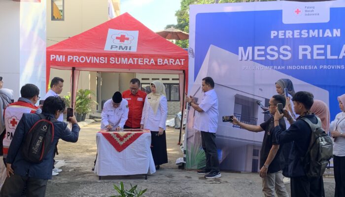 PMI Sumbar Resmikan Mess Relawan, Perkuat Kesiapsiagaan Hadapi Bencana
