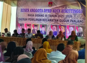 Legislator DPRD Kota Bukittinggi, Dewi Anggraini : Pentingnya Attitude Dalam Dunia Pendidikan dan Berbudaya Serta Pengawasan Rumah Kost