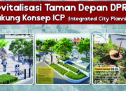 Taman Depan Gedung DPRD Kota Bukittinggi Direvitalisasi, Tanaman Hias Akan Ditanam Tambah Estetika Kota