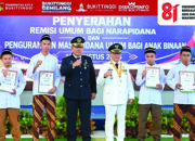 Hari Kemerdekaan Republik Indonesia ke 81 : Sebanyak 377 Orang Warga Binaan Lapas Kelas II A Bukittinggi Terima Remisi