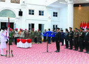 Ramlan Nurmatias Mengukuhkan 54 Orang Paskibraka Kota Bukittinggi, Tugas Mengibarkan Bendera Bukan Sekadar Seremoni