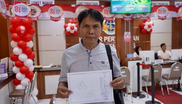 Warga Kudus Rasakan Cepatnya Pengukuran Terjadwal, PBT Terbit dalam Hitungan Hari
