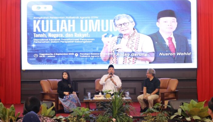 Rocky Gerung: Konflik Agraria Bukan Soal Merebut Tanah, tapi Perebutan Makna