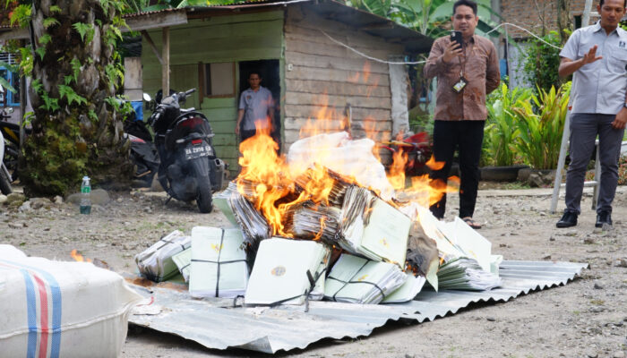 Cegah Penumpukan Dokumen, Kantah Pasaman Barat Musnahkan Arsip Habis Retensi