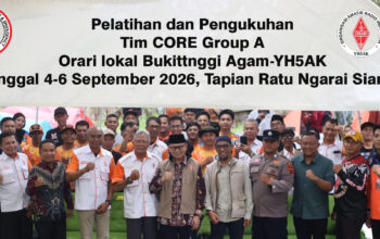 Wakil Wali Kota Bukittinggi Ibnu Asis Membuka Pelatihan Tahap III dan Pengukuhan Tim CORE Group A Orlok Bukittinggi Agam-YH5AK