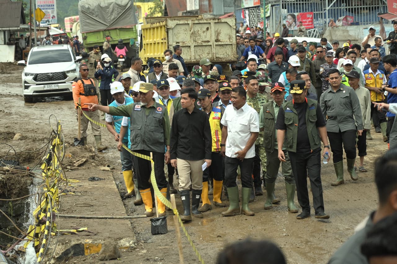 Tinjau Banjir Bandang Solok, Wapres Gibran Dorong Percepatan Pemulihan