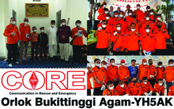 Orlok Bukittinggi Agam-YH5AK Peduli Kesehatan, Bagikan Masker Untuk Pelajar, Tenaga Pendidik dan Warga Masyarakat