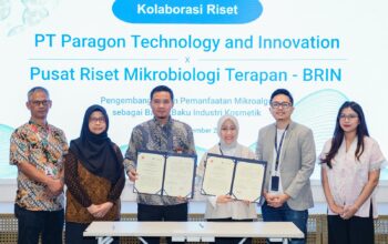 Inovasi Kosmetik Berbasis Sains, ParagonCorp dan BRIN Kolaborasi Riset Mikroalga Lokal
