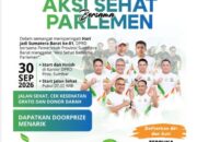 Dibuka untuk Umum, Wartawan Diajak Ikut dan Berburu Doorprize pada Kegiatan Aksi Sehat Bersama Parlemen 30 September 2026