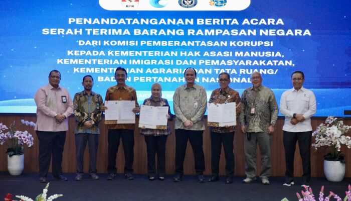 ATR/BPN Terima Barang Rampasan KPK Senilai Rp763 Juta untuk Dukung Pelayanan