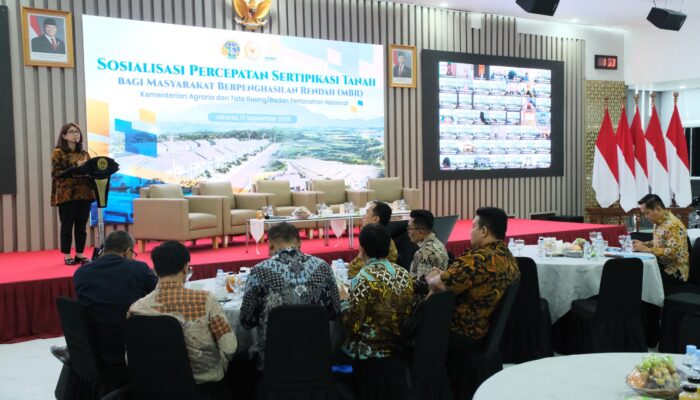 Target Sertifikasi 3 Juta Bidang MBR Dipercepat, ATR/BPN Bidik Rampung 2027