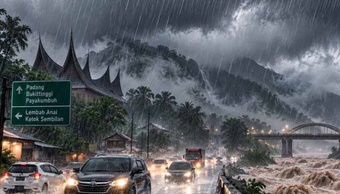Sumbar, Waspada Hujan Lebat Sampai 2 Oktober