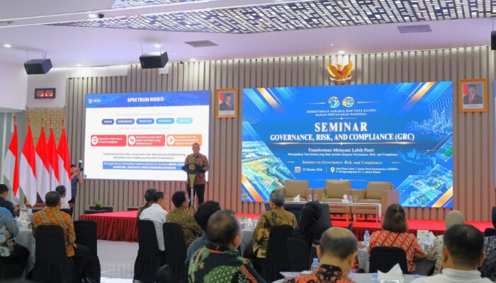 Cegah Masalah Sebelum Terjadi, ATR/BPN Dorong Sistem Pengendalian Risiko Berbasis Data