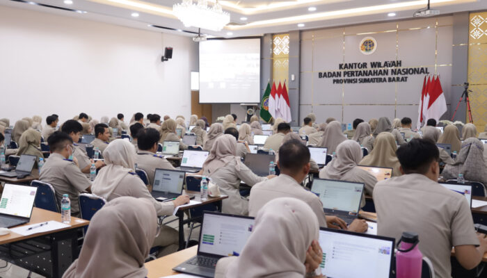 Kantah Pasaman Barat Ikuti Seleksi KRS, 110 Pegawai BPN Sumbar Jalani Ujian Jabatan Pengawas