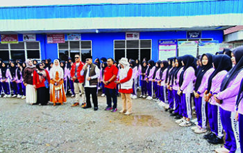 Wawako Bukittinggi Ibnu Asis Berikan Semangat Siswa/i SMK Kesehatan Genus