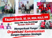 Langkah Awal Fauzan Haviz Nakhodai PMI Bukittinggi, Memperkuat Fungsi Organisasi Kemanusiaan Dengan Kegiatan Strategis